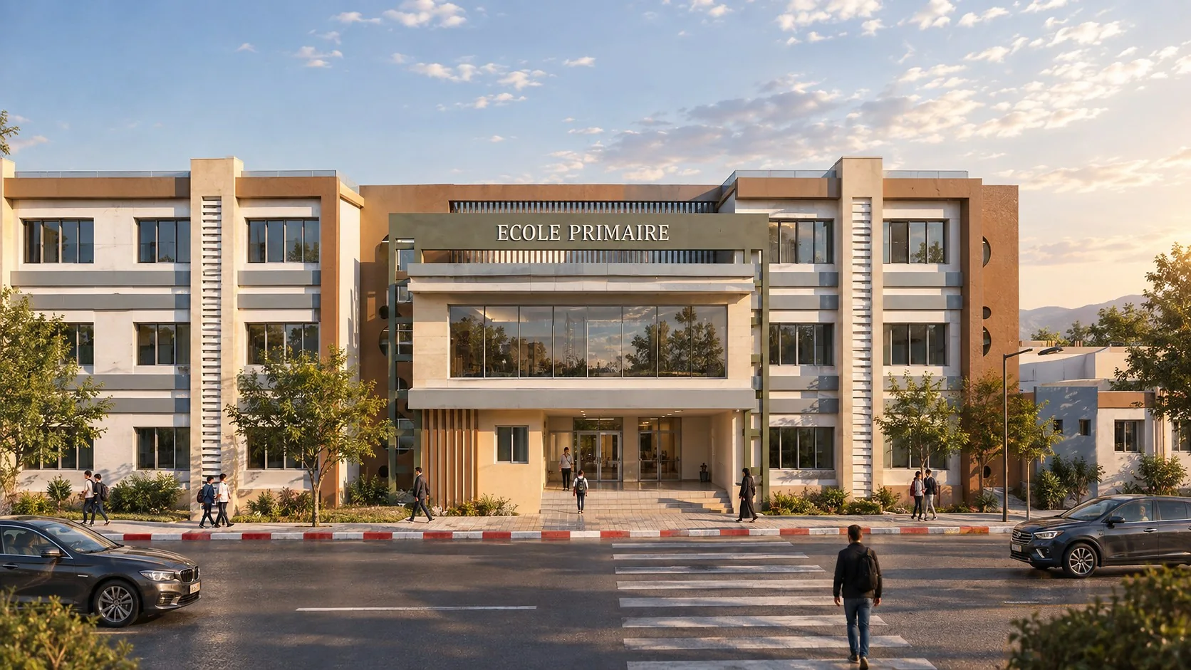 École primaire contemporaine à Bouira