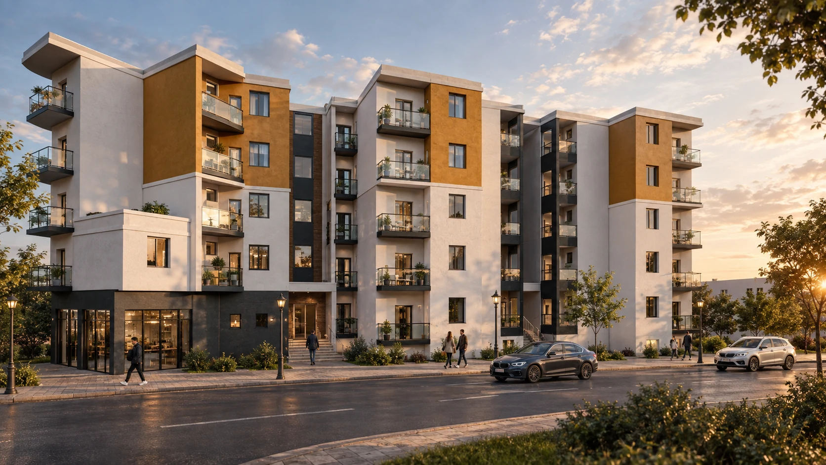 Rendus de logements promotionnels contemporains